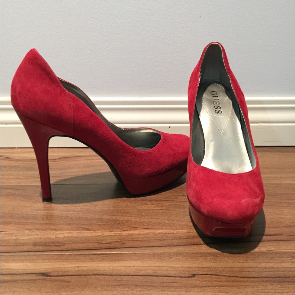 GUESS Red Heels